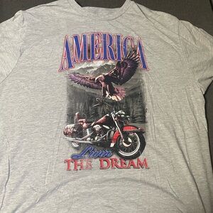 Men’s motorcycle printed tee